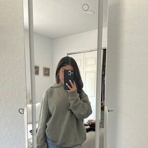 Light Olive Green Women’s Oversized Hoodie